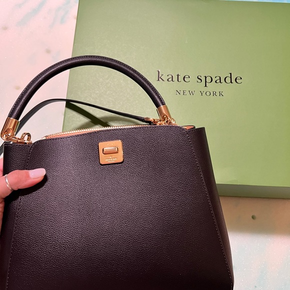 🖤 Kate Spade Phoebe, refined grained leather m top handle bag - Picture 3 of 6